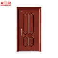 Poignée de porte en métal de luxe porte de sécurité en acier inoxydable design porte acier
